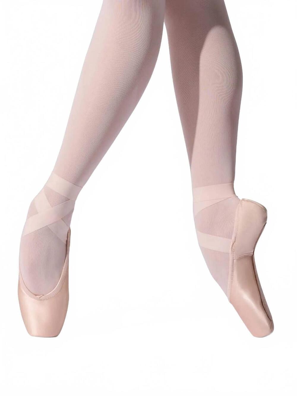 NEW CAPEZIO women's developpe 3 shank pointe shoe in petal pink